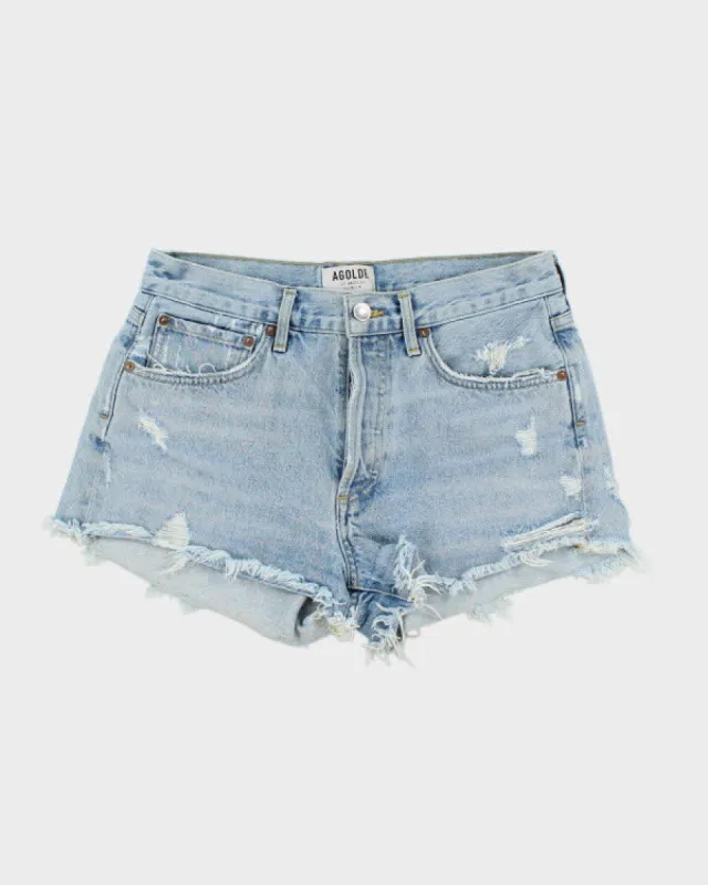 Agolde  Distressed Denim Shorts - W30 sold by Rokit