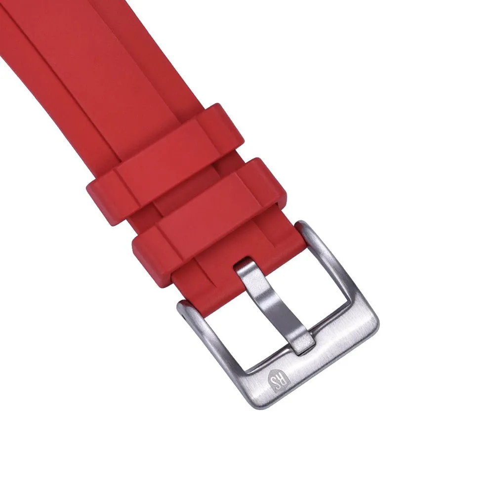 SUPER DEAL - DYKARMBAND - RS VINTAGE DIVER - DAYTONA STYLE - RED sold by Royal Straps product image thumbnail 4