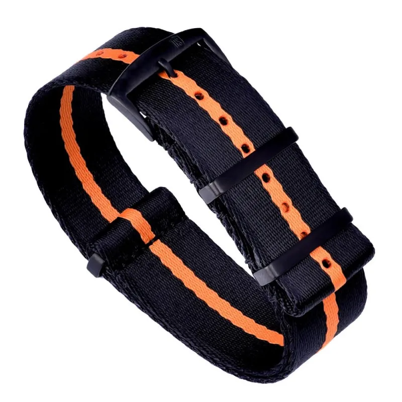 SUPER DEAL - ROYAL STRAPS PREMIUM NATO STRAP - RACING ORANGE PVD made by Royal Straps
