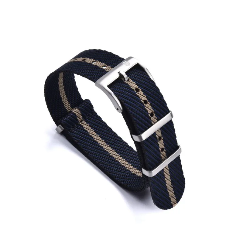 NATOBAND - RS TUDOR STYLE NATO STRAP - NAVY / SAND sold by Royal Straps