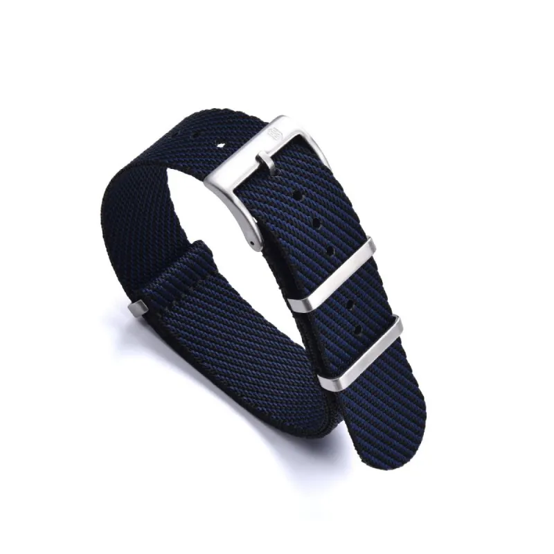 NATOBAND - RS TUDOR STYLE NATO STRAP - NAVY BLUE sold by Royal Straps
