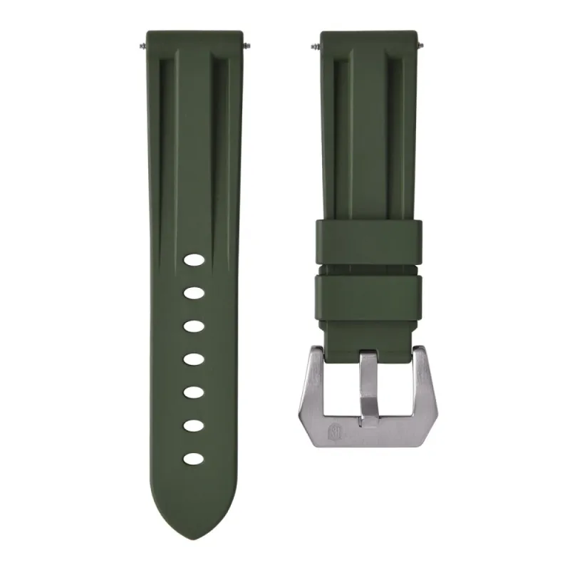 DYKARMBAND - RS VINTAGE DIVER - PANERAI STYLE - GREEN sold by Royal Straps