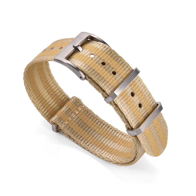 NATOBAND - RS HEAVY DUTY PREMIUM NATO STRAP - KHAKI BOND sold by Royal Straps