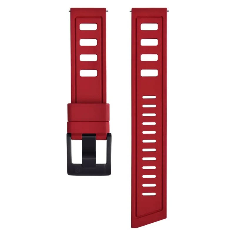 DYKARMBAND - ISODIVER VINTAGE STYLE - RED / BLACK sold by Royal Straps