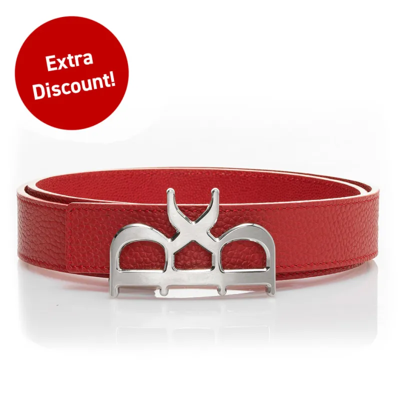 Royaums YVES Belt Red Dress - Silver sold by ROYAUMS Outlet