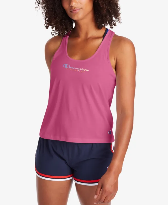 Champion Women's Sport Racerback Tank Pink Size X-Large made by Ruumur
