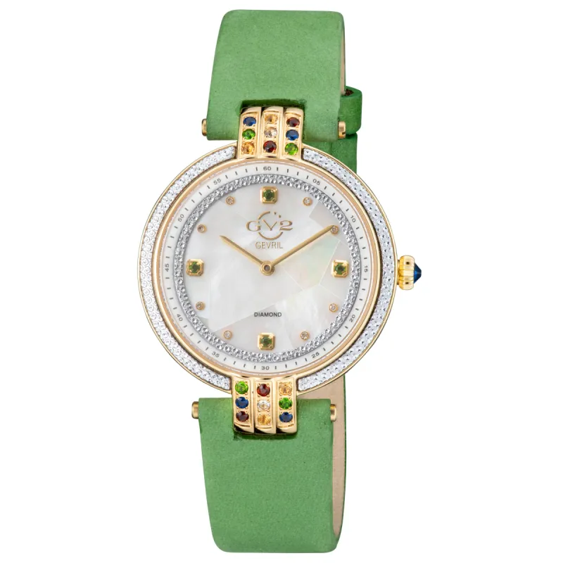 GV2 by Gevril Women's Matera 35mm Quartz Watch 12803 sold by Ruumur