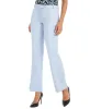 Calvin Klein Women's Printed Modern Fit Wide Leg Pants Blue Size 12 sold by Ruumur