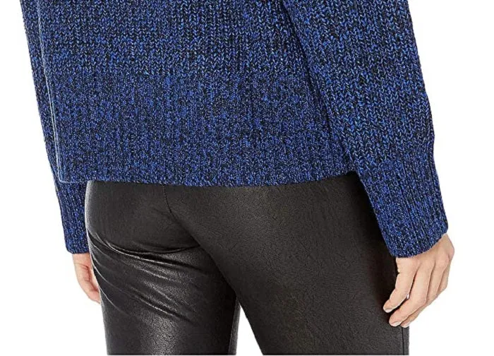 Sanctuary Women's Marled Roll Neck Pullover Sweater Blue Size X-Small sold by Ruumur product image thumbnail 3