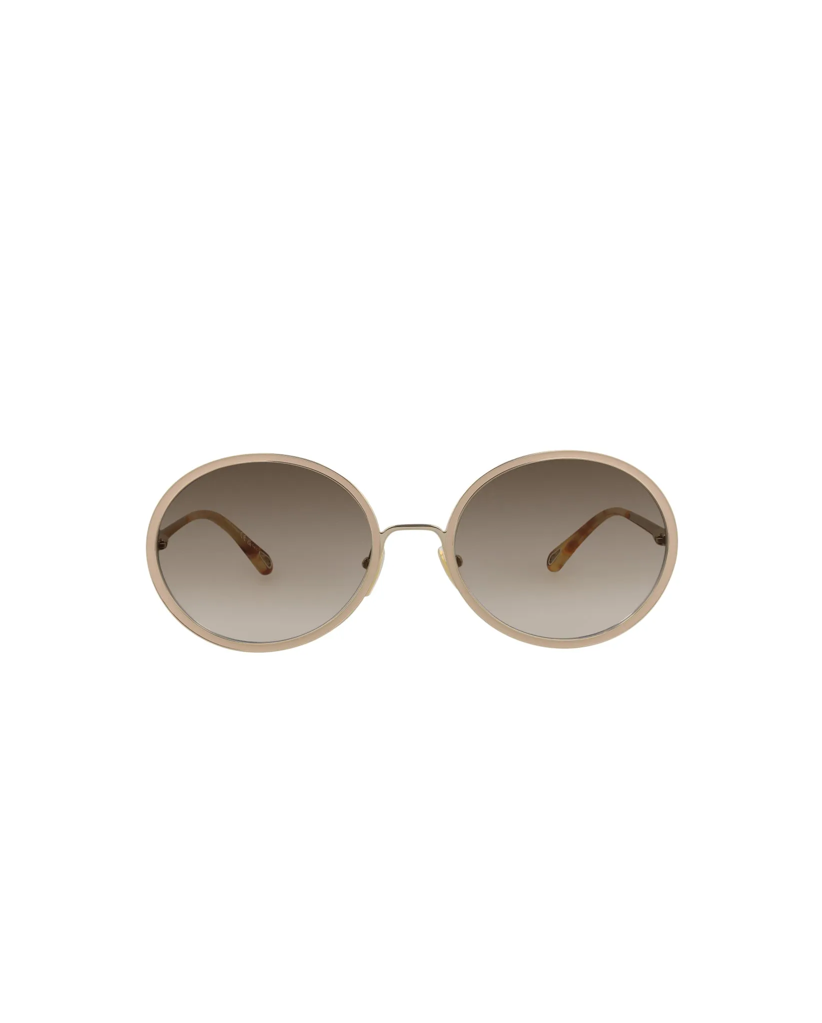 Chloe Round-Frame Metal Sunglasses, Style # CH0100S-30012459004 sold by Ruumur