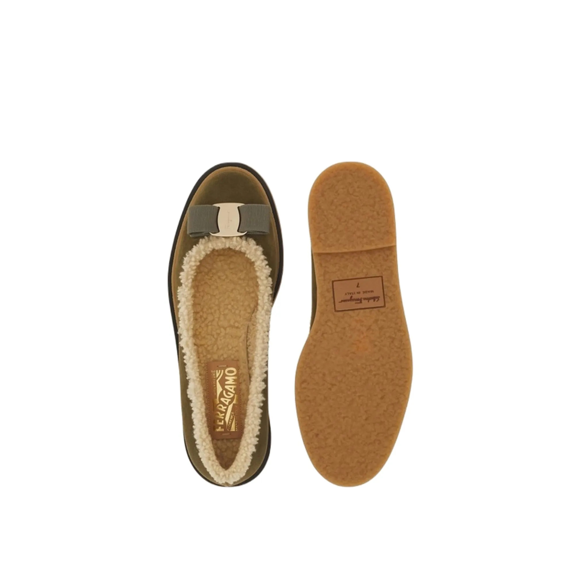 Ferragamo Varina Par F Women's Ballets Green sold by Ruumur product image thumbnail 5