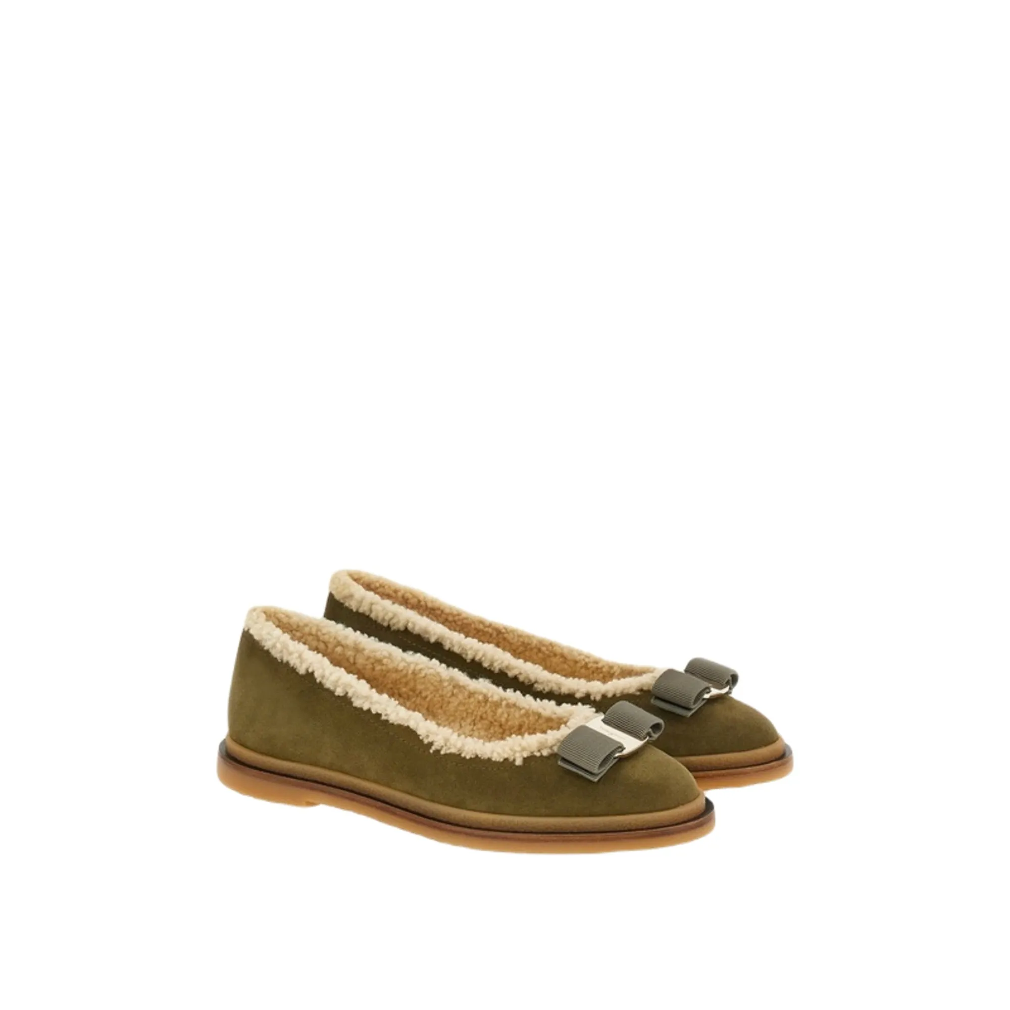 Ferragamo Varina Par F Women's Ballets Green sold by Ruumur product image thumbnail 4