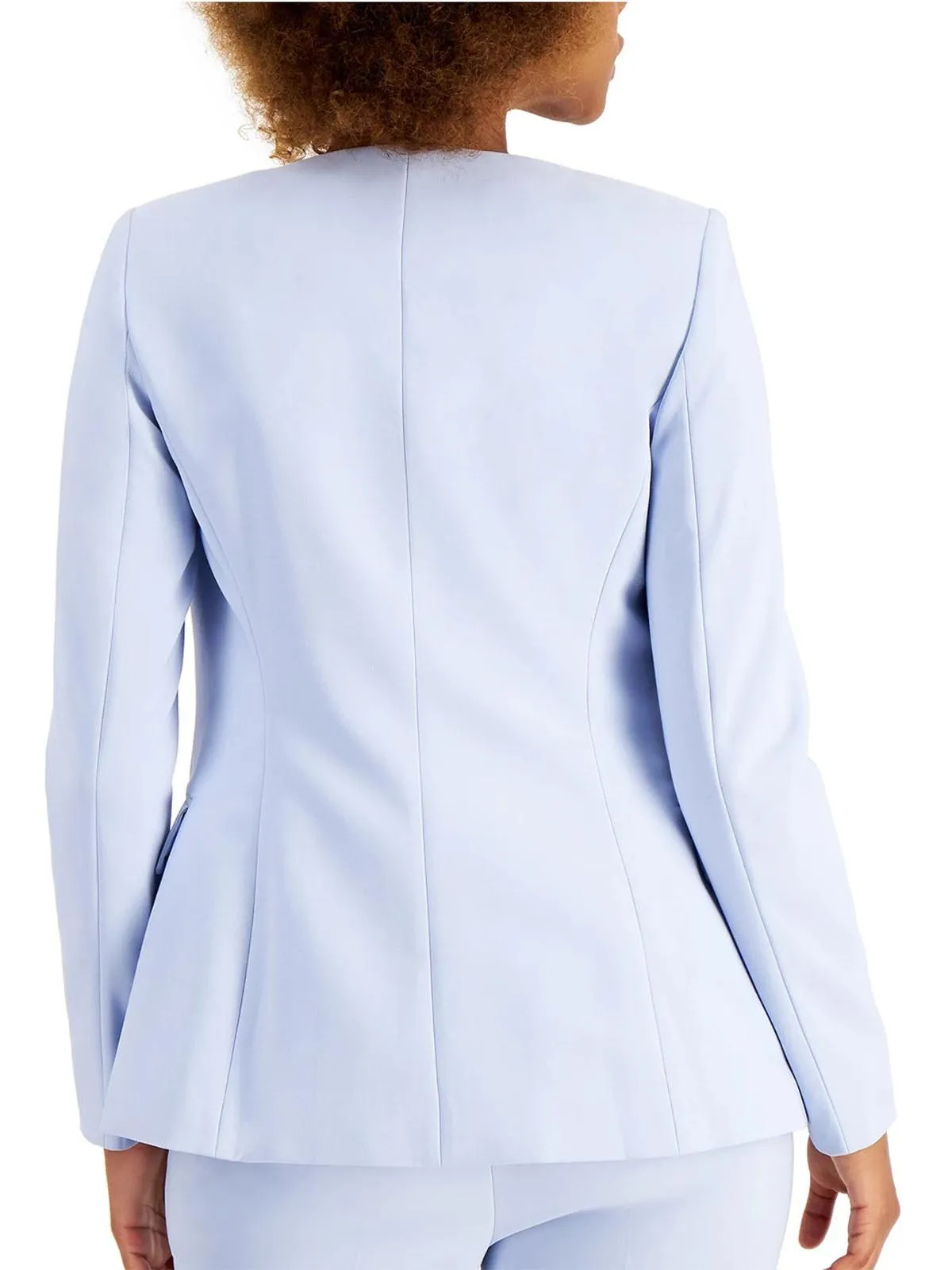 Calvin Klein Women's One Button Suit Separate Business Blazer Blue Size 0 sold by Ruumur product image thumbnail 2