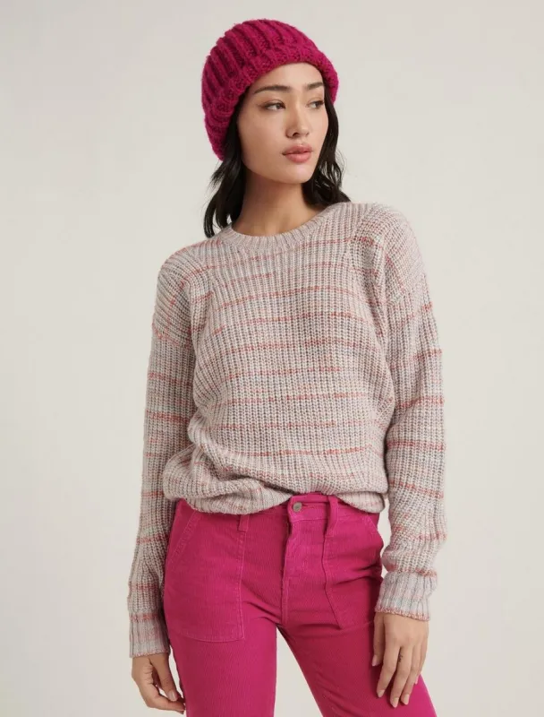Lucky Brand Women's Marled Crewneck Sweater Pink Size Large sold by Ruumur