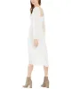 Leyden Women's Smocked Midi Dress White Size Medium sold by Ruumur