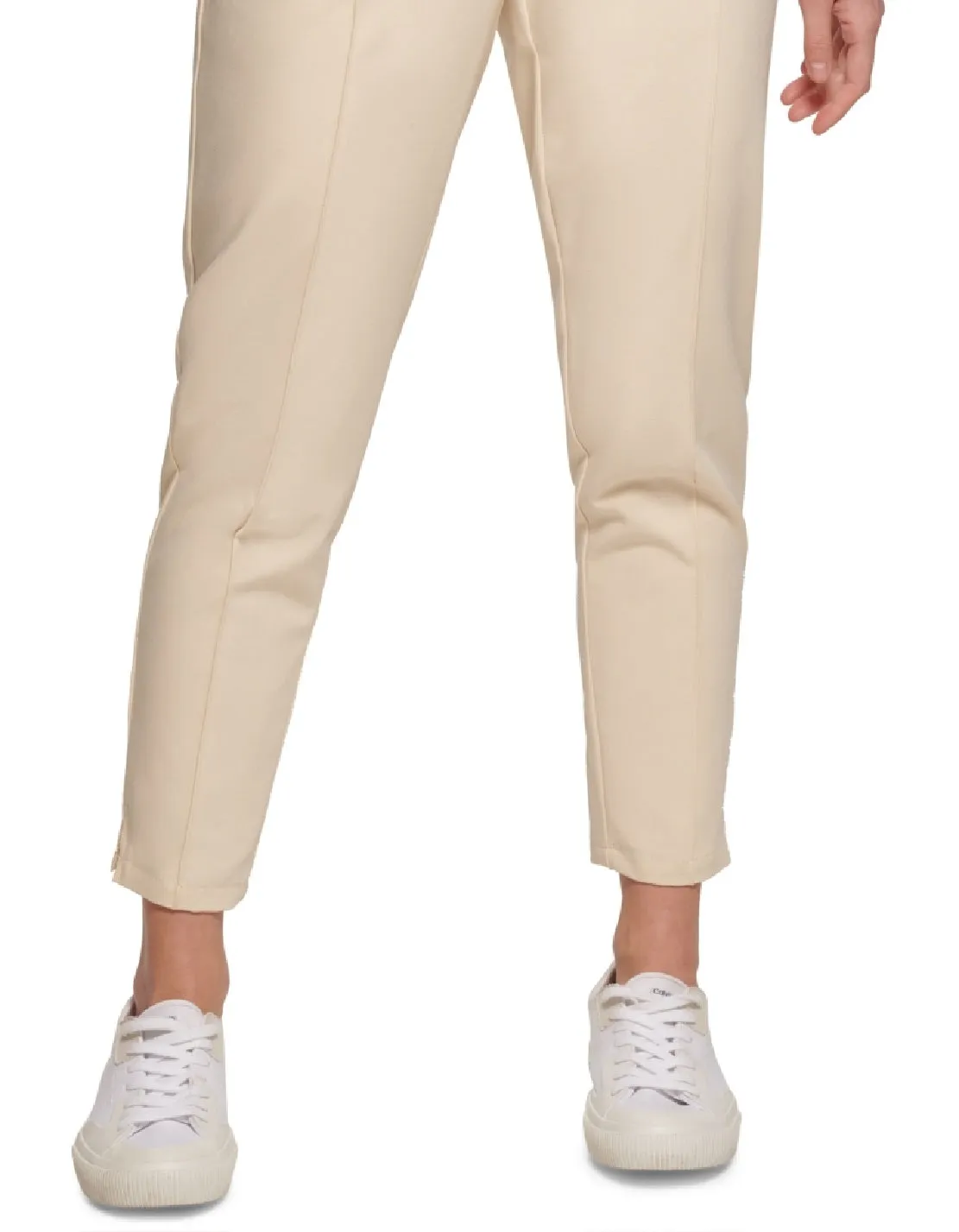 Calvin Klein Women's Drawstring Ankle Pants Brown Size Large sold by Ruumur product image thumbnail 3