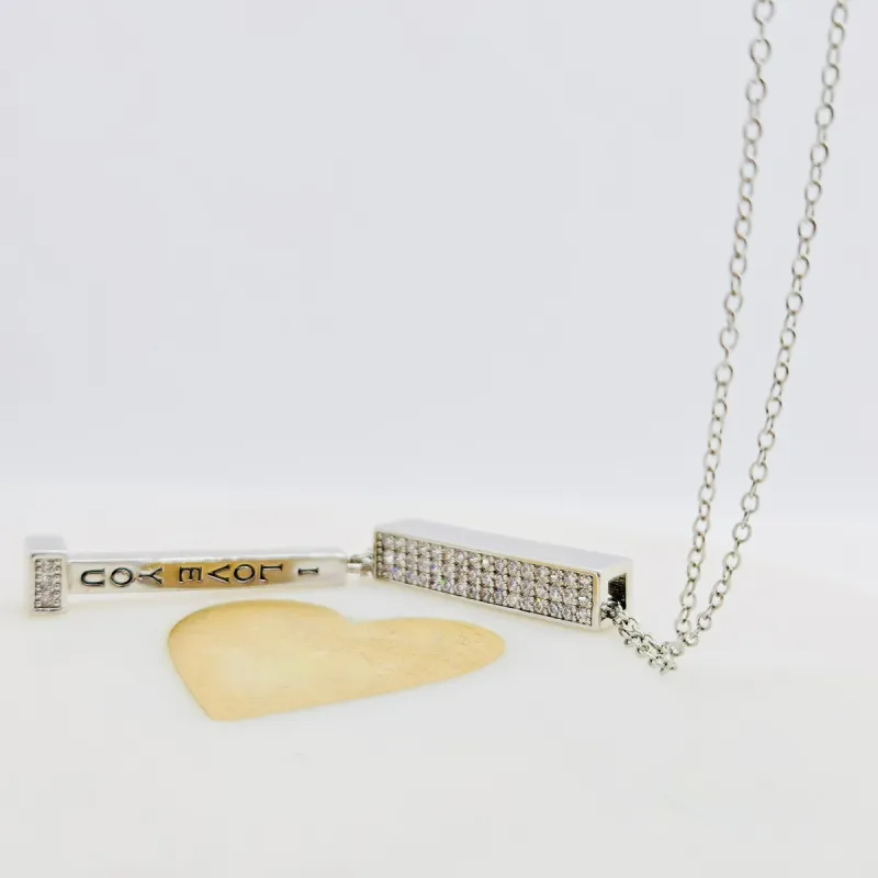 Engraved I LOVE YOU Pendant Hypoallergenic Necklace sold by Ruumur