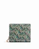 Coach Women's Green Snap Wallet With Coach Monogram Print sold by Ruumur