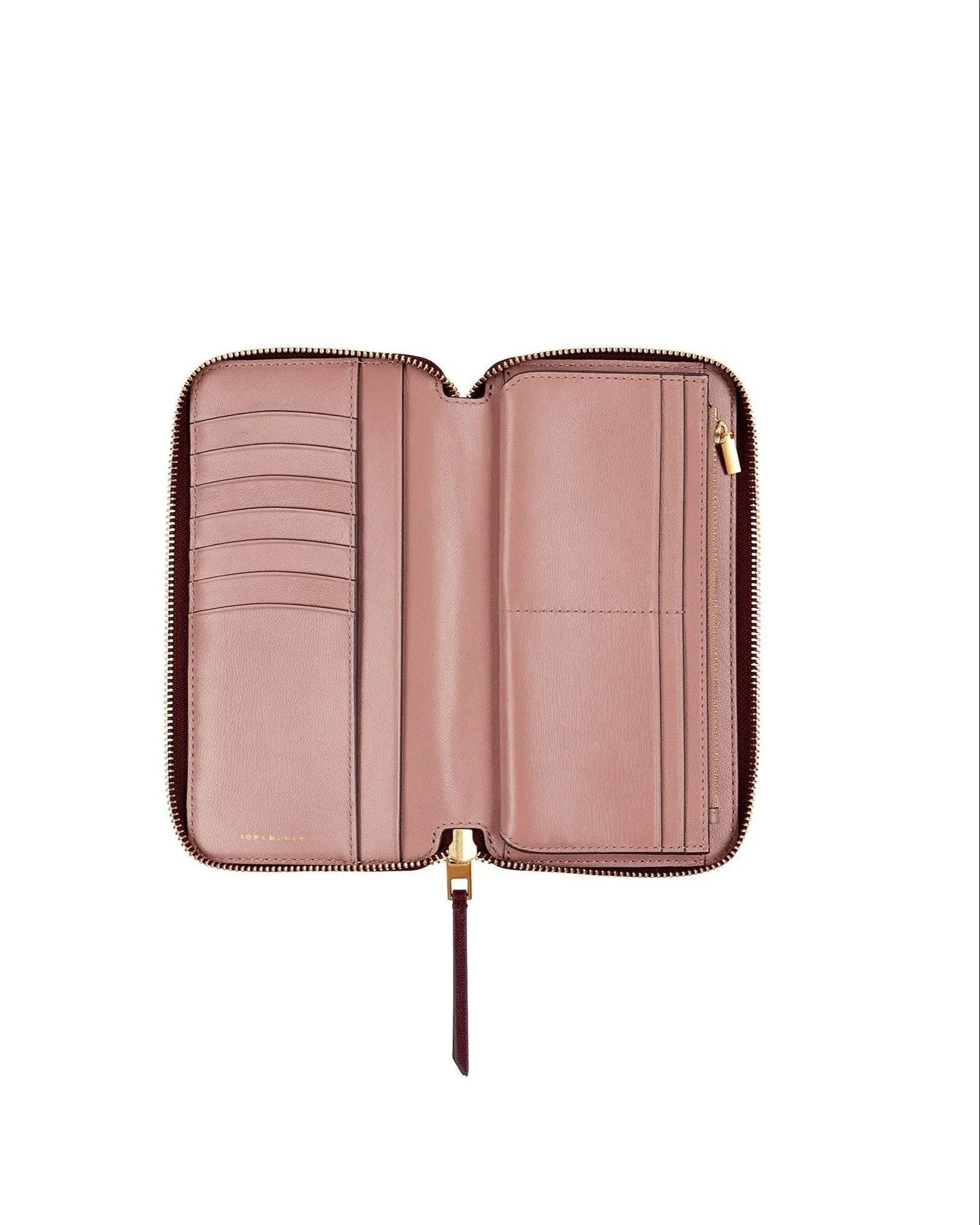 Tory Burch Huckleberry T Monogram Leather Zip Continental Wallet sold by Ruumur product image thumbnail 2