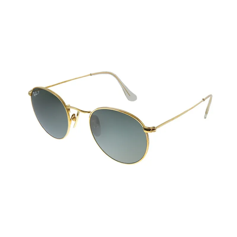 Ray Ban Gold Sunglasses with Polarized Green Lenses-RB_8247_921658_50mm sold by Ruumur