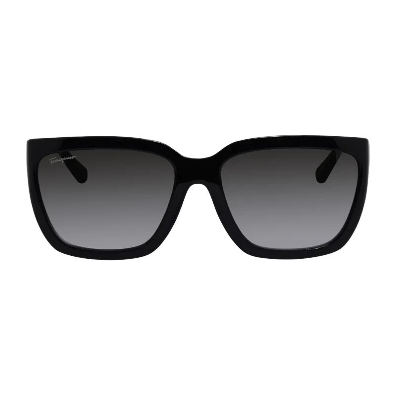 Salvatore Ferragamo Women Black Sunglasses SF_1018S_001_59mm sold by Ruumur