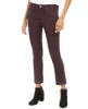 Vigoss Jeans Women's Coated Straight Leg Jeans Purple Size 25 sold by Ruumur