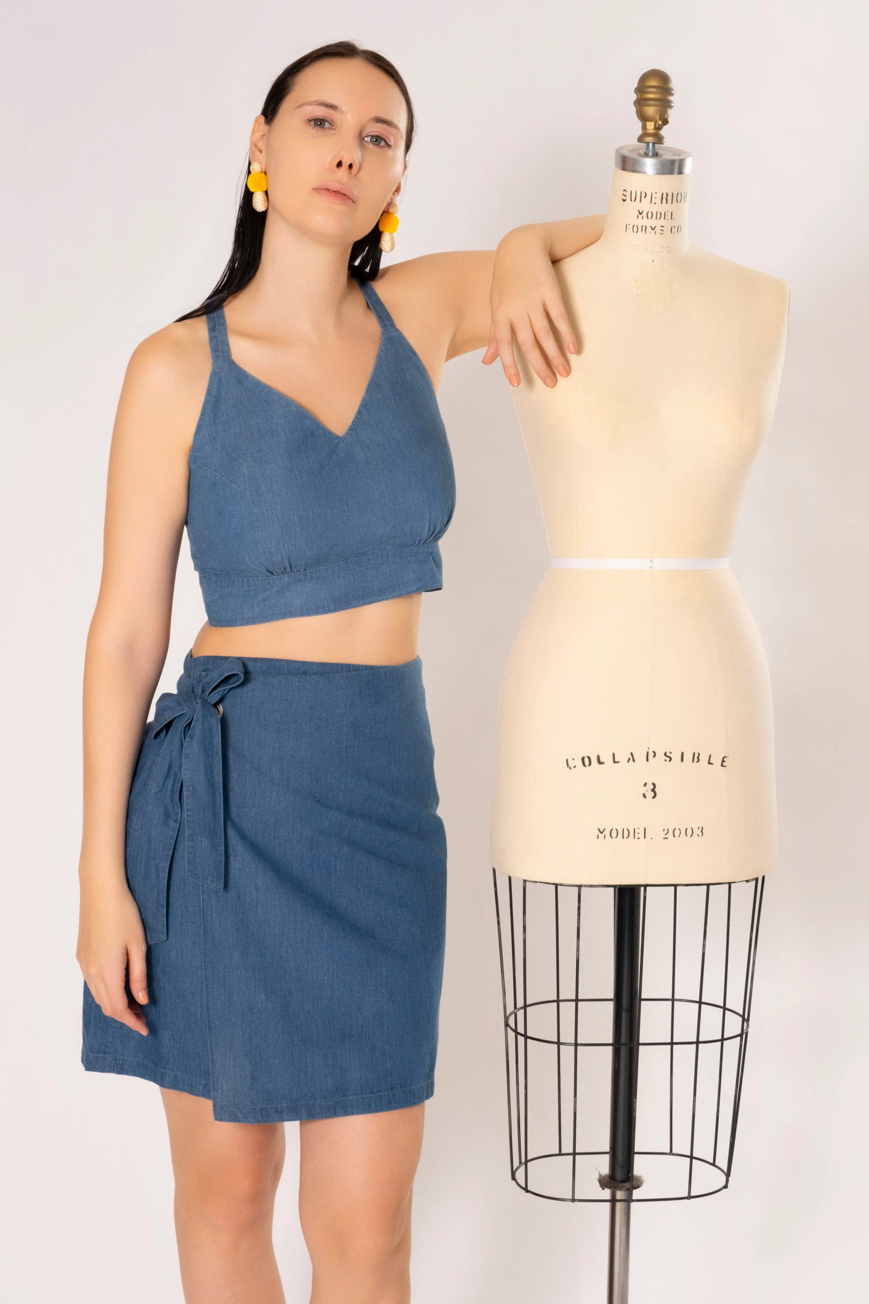 BENA TIE CROP TOP sold by Ruumur product image thumbnail 5