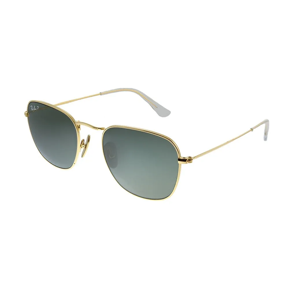 Ray Ban Gold Sunglasses with Polarized Green Lenses-RB_8157_921658_48mm sold by Ruumur