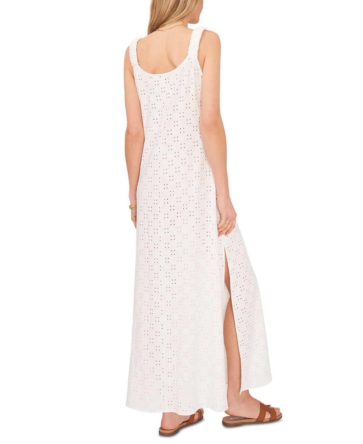 1.STATE Women's Eyelet Maxi Dress Cover Up Swimsuit Brown sold by Ruumur product image thumbnail 2