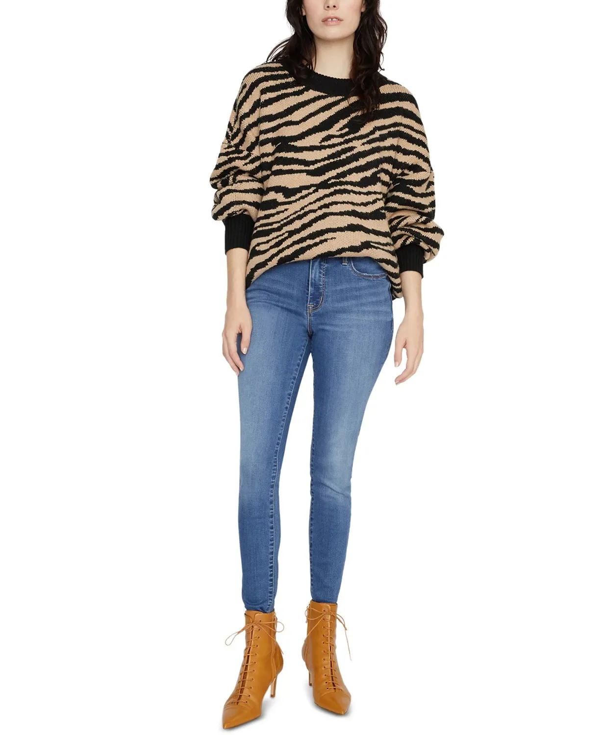 Sanctuary Women's Wild Kingdom Animal Print Sweater Black Size Small sold by Ruumur product image thumbnail 3
