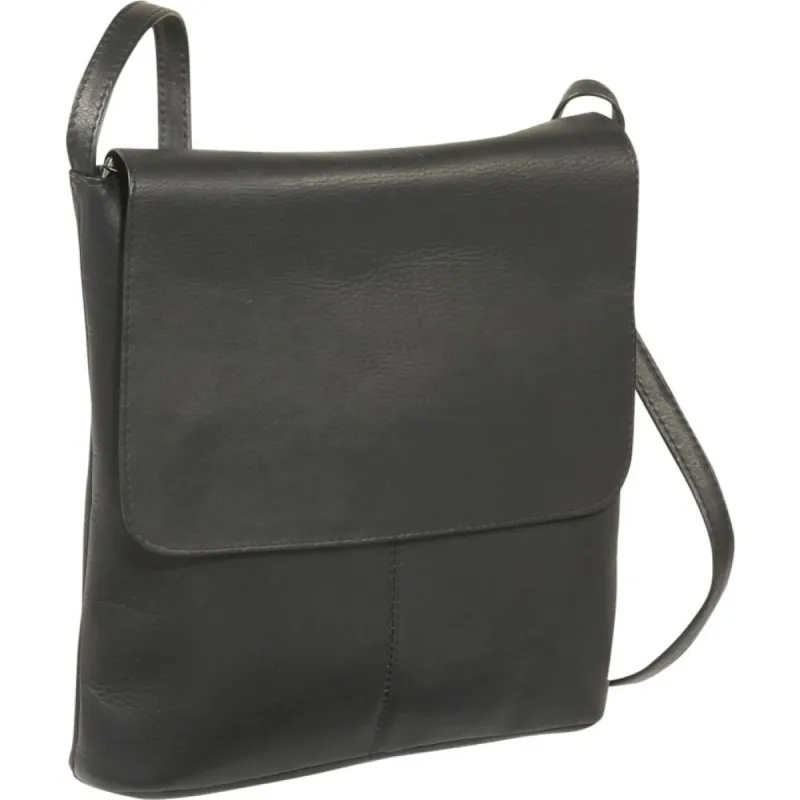 Le Donne Leather Simple Flap Over Crossbody Bag sold by Ruumur