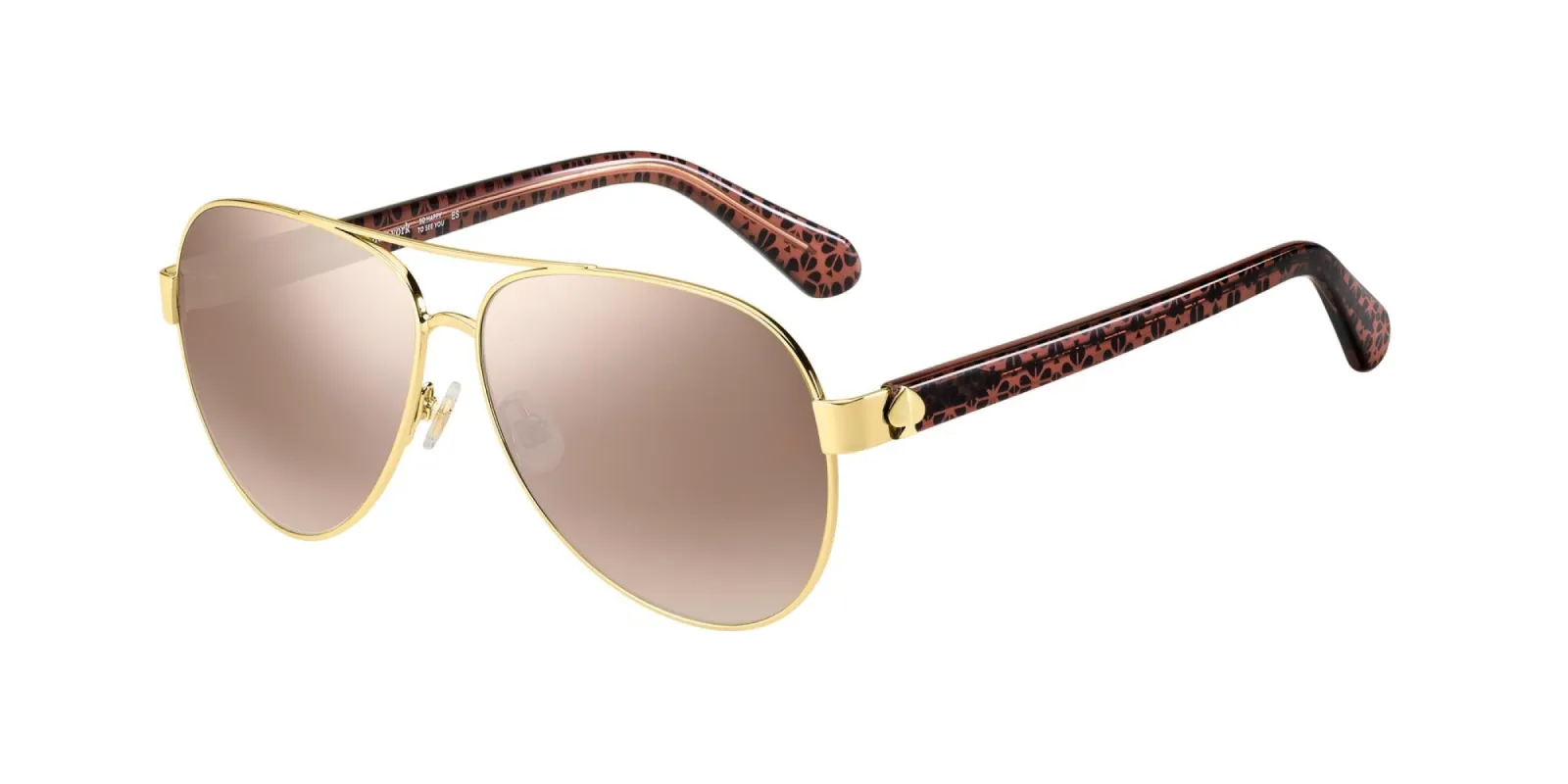 Kate Spade Women's 59mm Gold Pink Sunglasses GENEVAS-0EYR-59 made by Ruumur