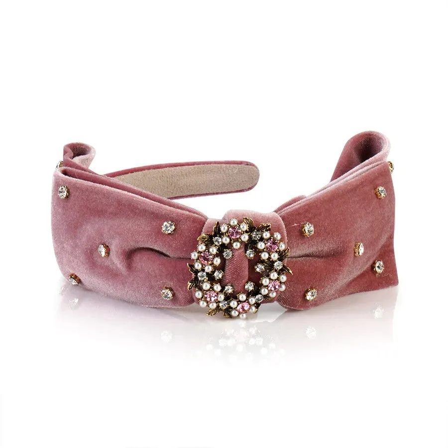 DOUBLE BOW LUXE VELVET HAIRBAND sold by Ruumur product image thumbnail 5