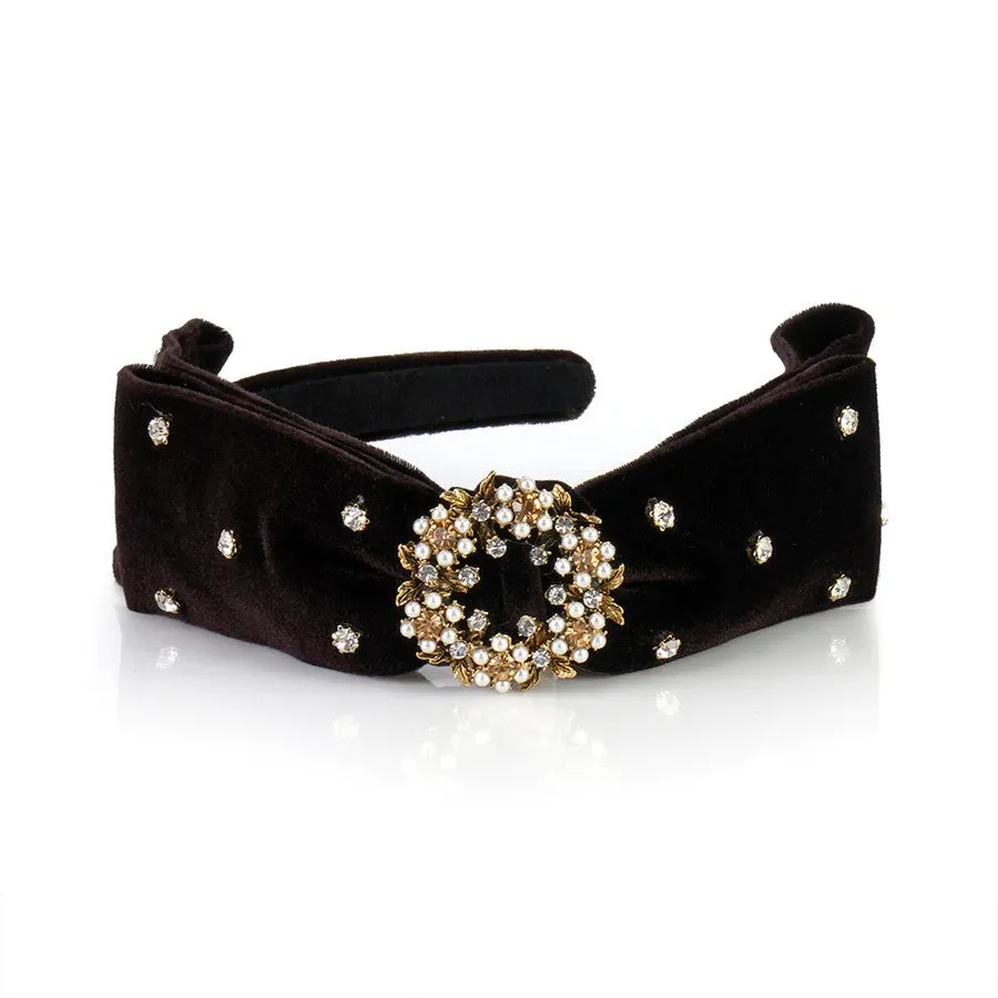 DOUBLE BOW LUXE VELVET HAIRBAND sold by Ruumur product image thumbnail 2