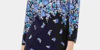 Karen Scott Women's Floral Print Sweater Blue sold by Ruumur