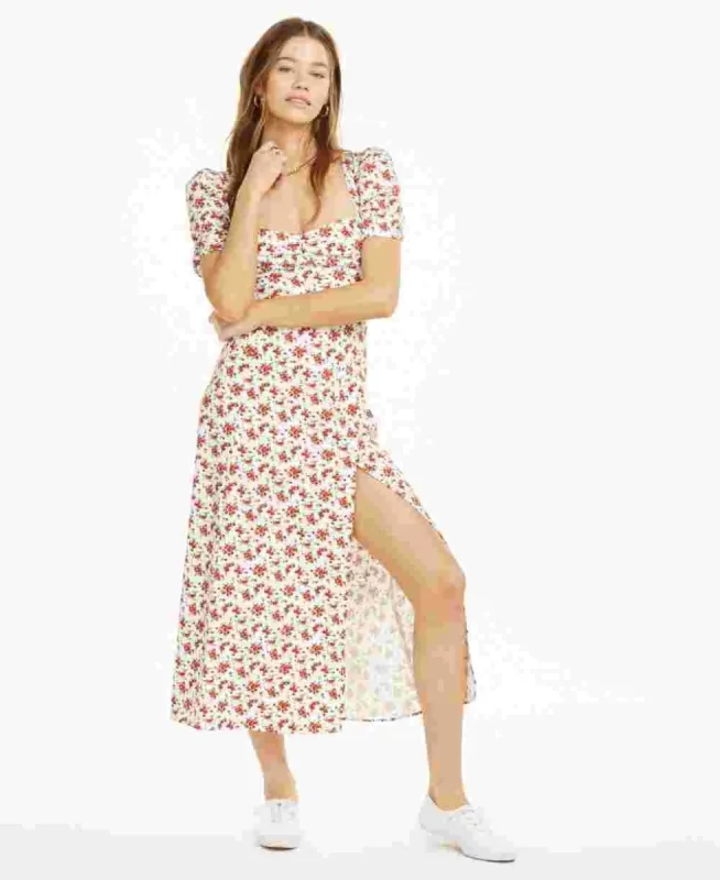 Danielle Bernstein Women's Floral Slip Maxi Dress White Size 6 sold by Ruumur