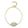 Multi-Colored Evil Eye Chain Bracelet sold by Ruumur