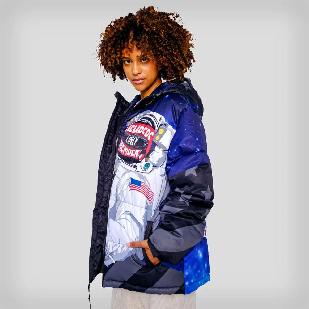 Members Only Women's Space Puffer Oversized Jacket sold by Ruumur