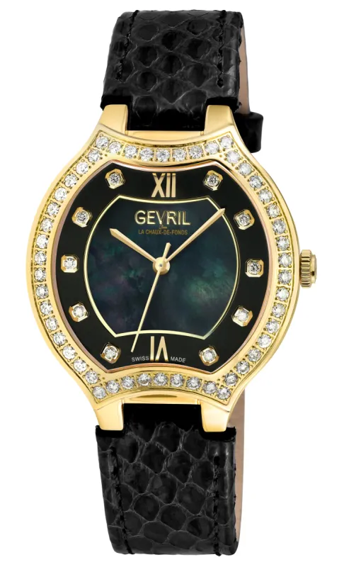 Gevril Women's Lugano 35mm Quartz Watch 11227 made by Ruumur