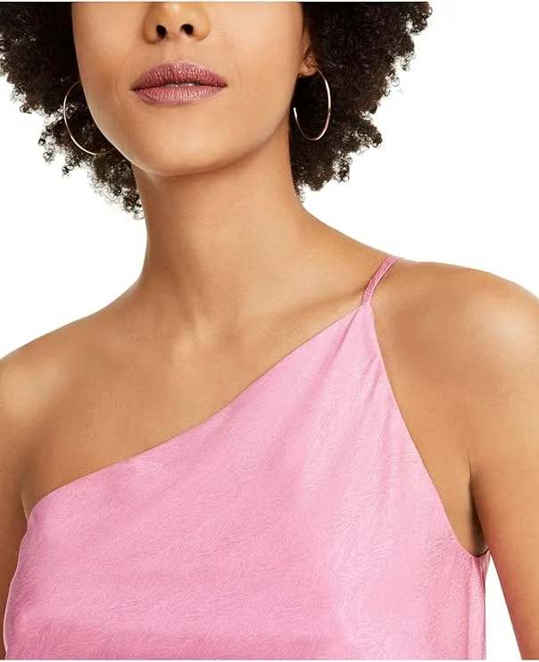 Leyden Women's Tie Sleeveless Asymmetrical Neckline Top Pink Size Medium sold by Ruumur product image thumbnail 3