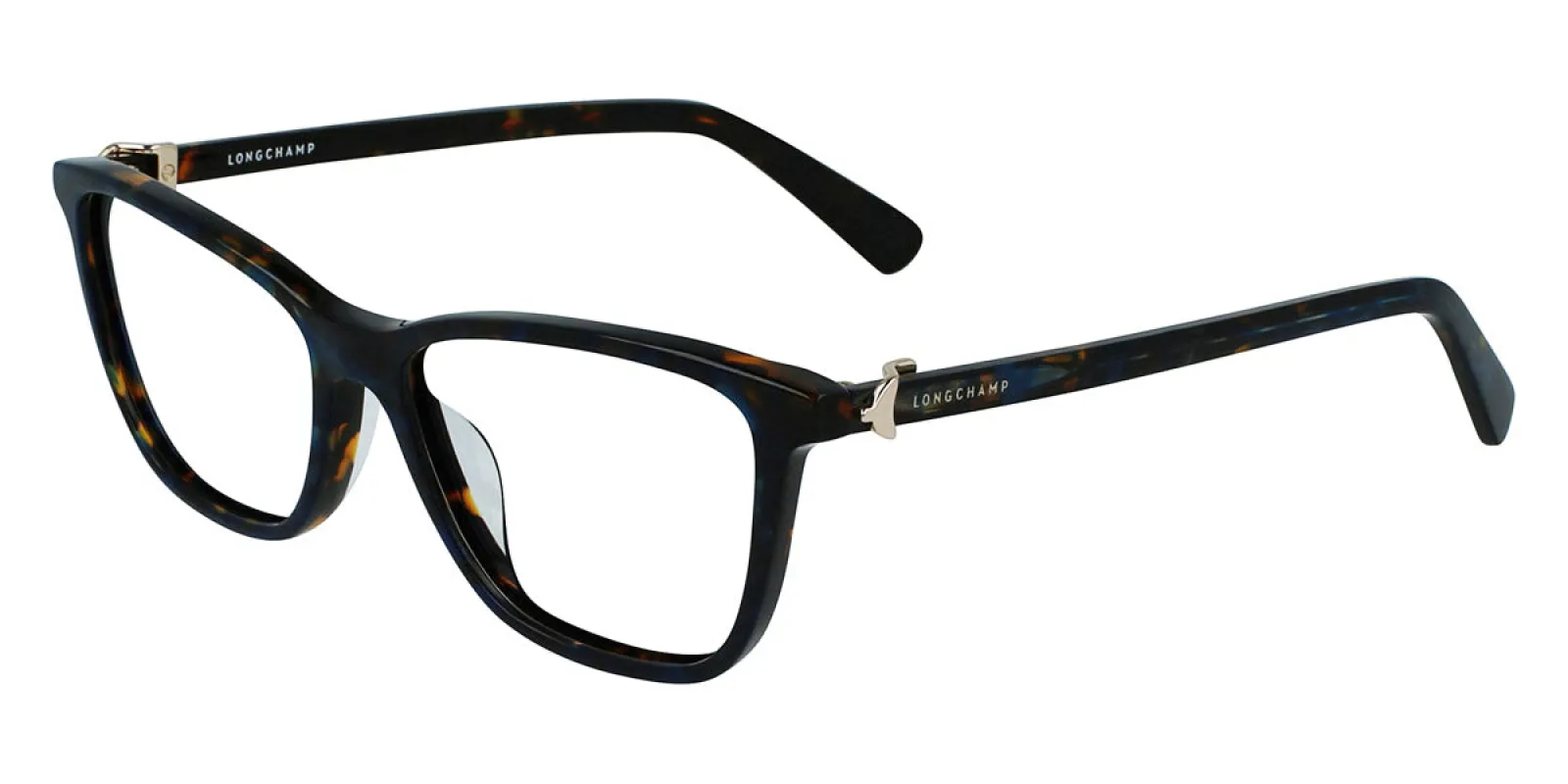 Longchamp Women's 51mm Marble and Blue Havana Opticals LO2685-281-51 sold by Ruumur