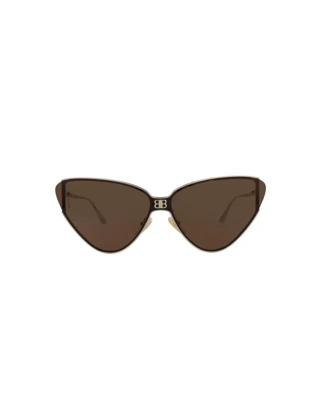 Balenciaga Cat Eye-Frame Metal Sunglasses, Style #  BB0191S-30011959002 sold by Ruumur