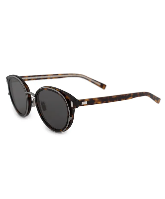 Christian Dior Black Tie OUX2K 50 Round Sunglasses sold by Ruumur