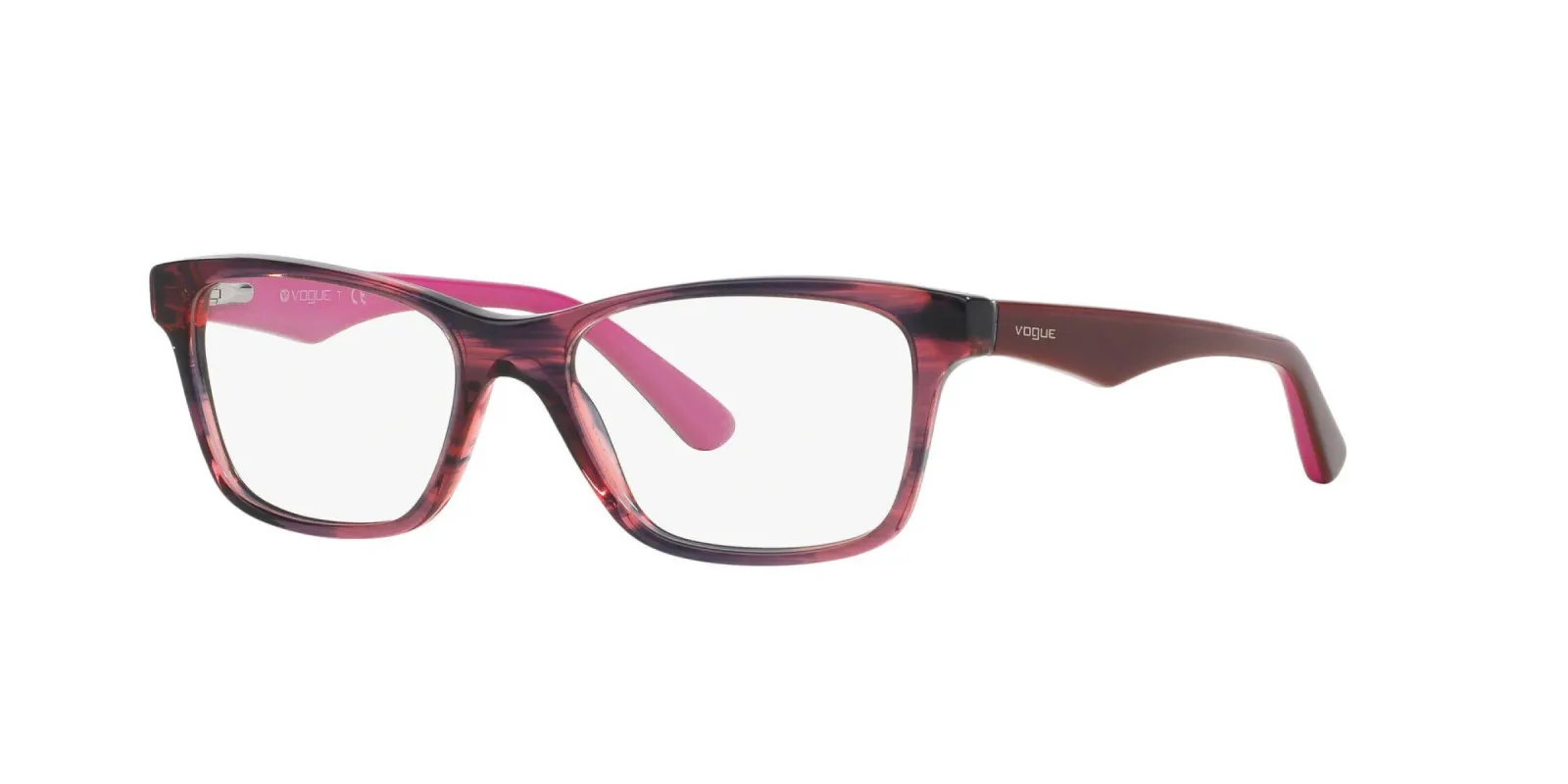 Vogue Women's 53mm Striped Black Cherry Opticals VO2787-2061-53 made by Ruumur