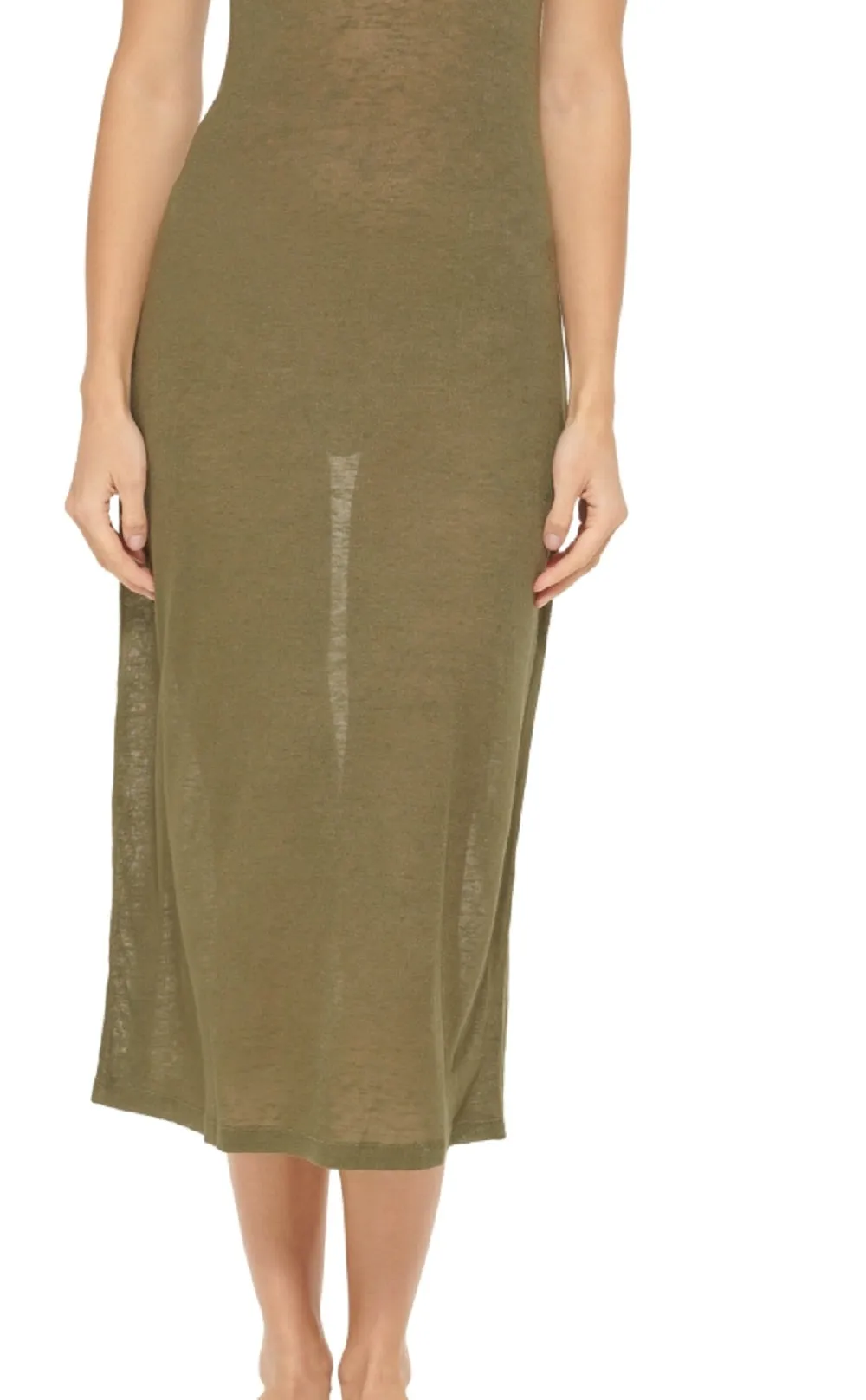 Dkny Women's Double Strap Dress Cover Up Swimsuit Green sold by Ruumur product image thumbnail 3