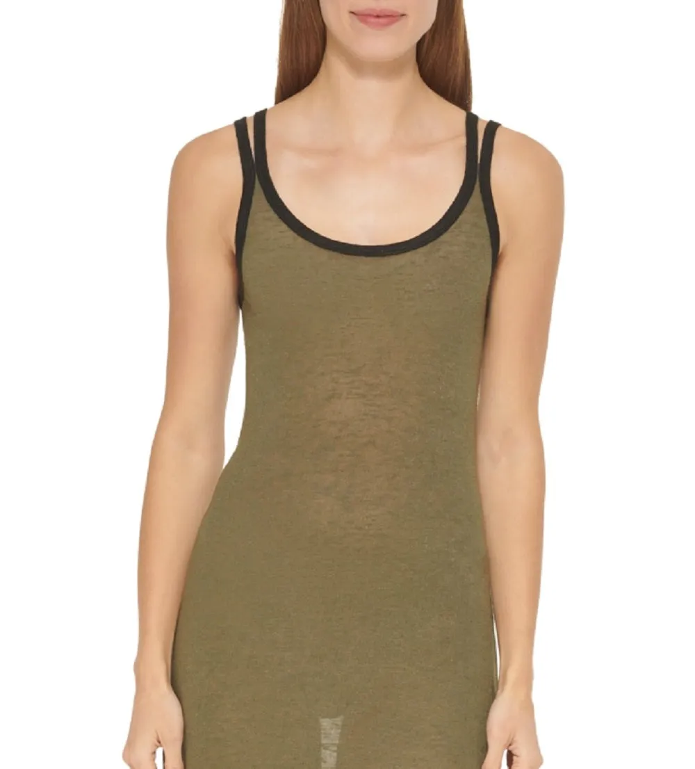 Dkny Women's Double Strap Dress Cover Up Swimsuit Green sold by Ruumur product image thumbnail 5