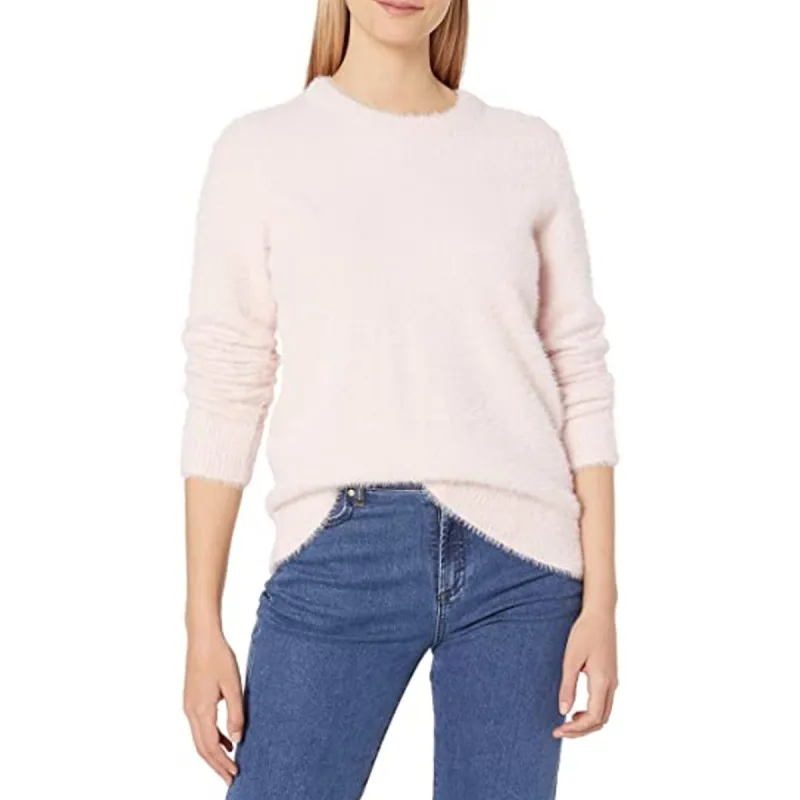 Lucky Brand Women's Eyelash Sweater Pink Size Small sold by Ruumur