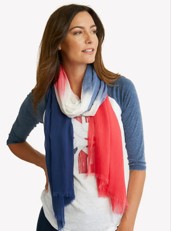 LOULOU DAMOUR Women's Hill Park Voile Scarf With Tassels sold by Ruumur