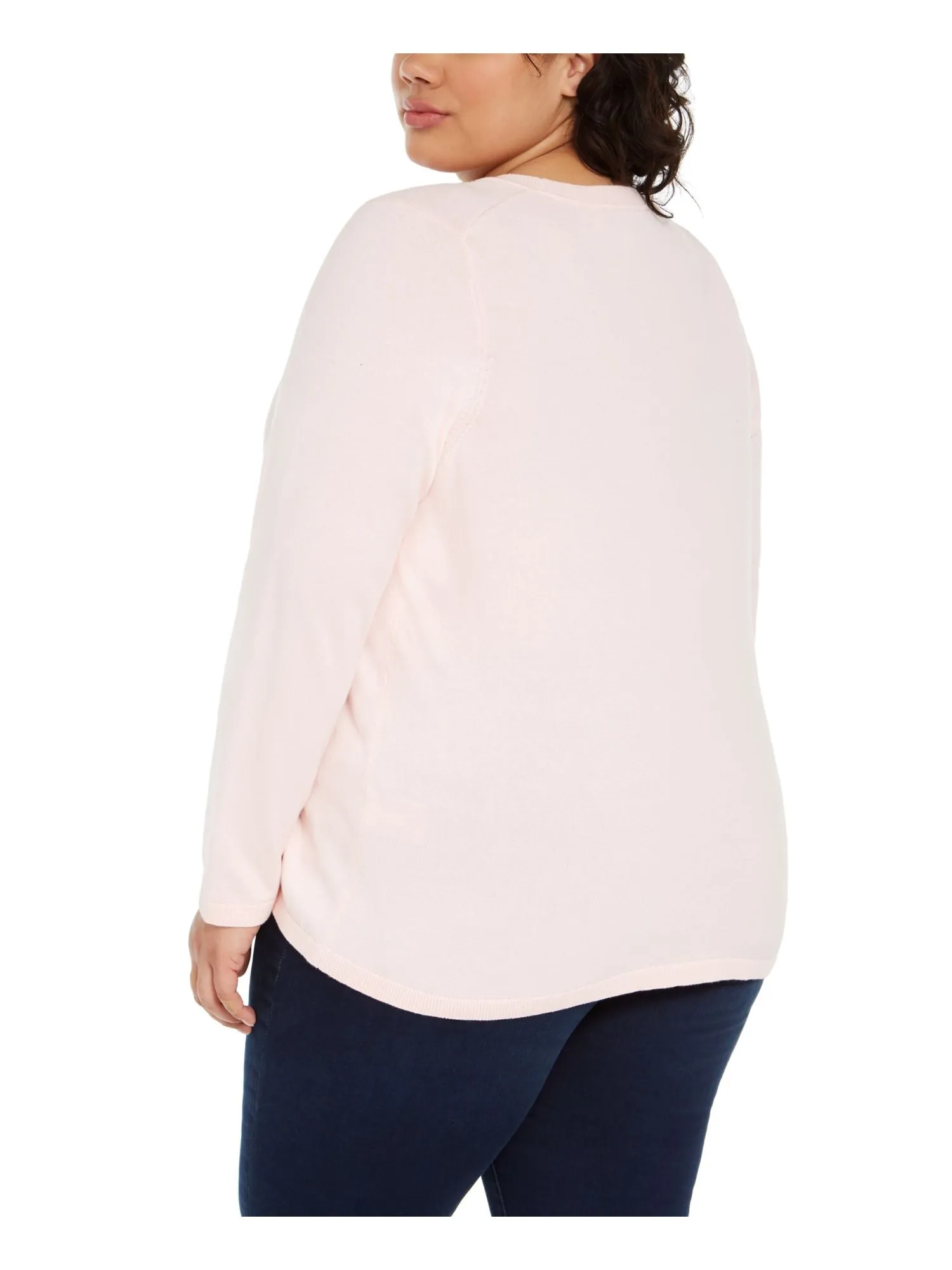 Tommy Hilfiger Women's Hearts Pullover Sweater Pink Size 0X sold by Ruumur product image thumbnail 2