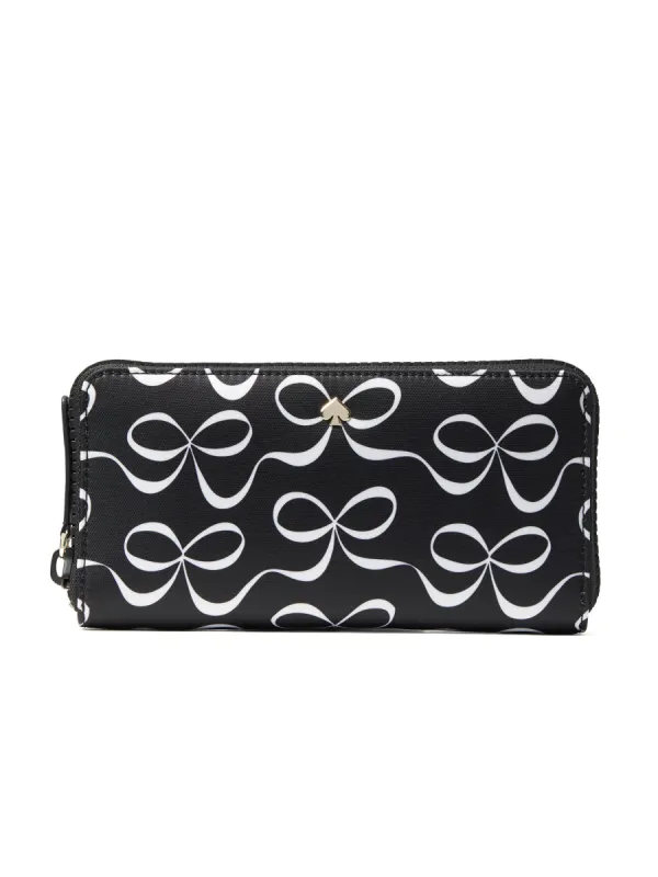 Kate Spade Jae Elegant Bow Large Continental Wallet sold by Ruumur